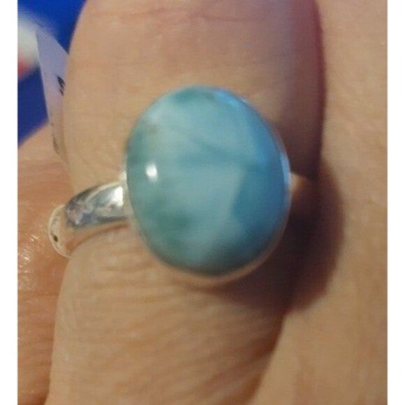 NWT Genuine Larimer gorgeous high end quality size 7 sterling ring - Picture 3 of 11
